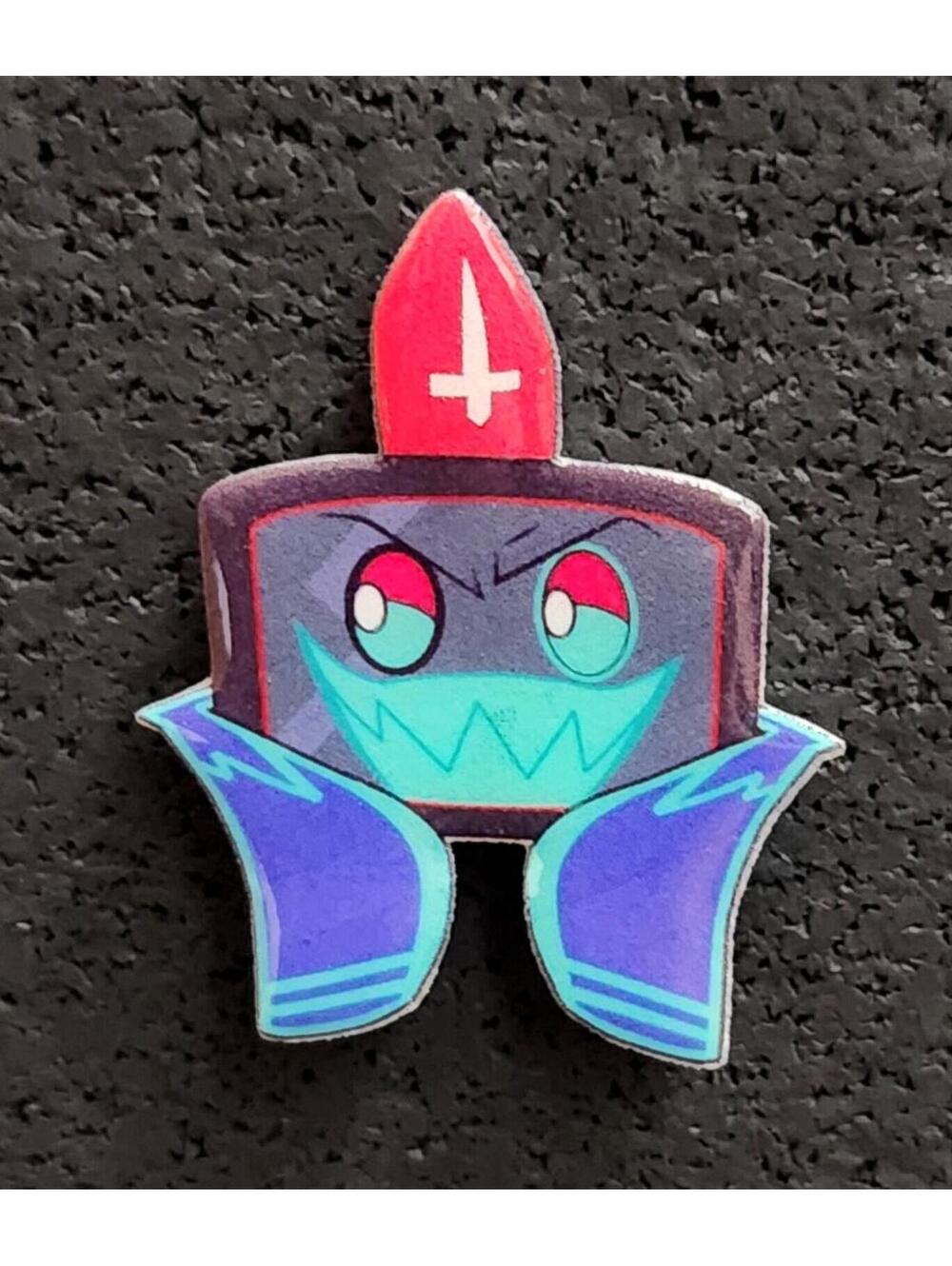 Priest Vox pin - Hazbin Hotel